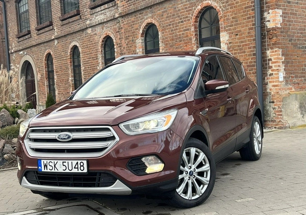 Ford Escape cena 69900 przebieg: 124629, rok produkcji 2018 z Zielona Góra małe 154